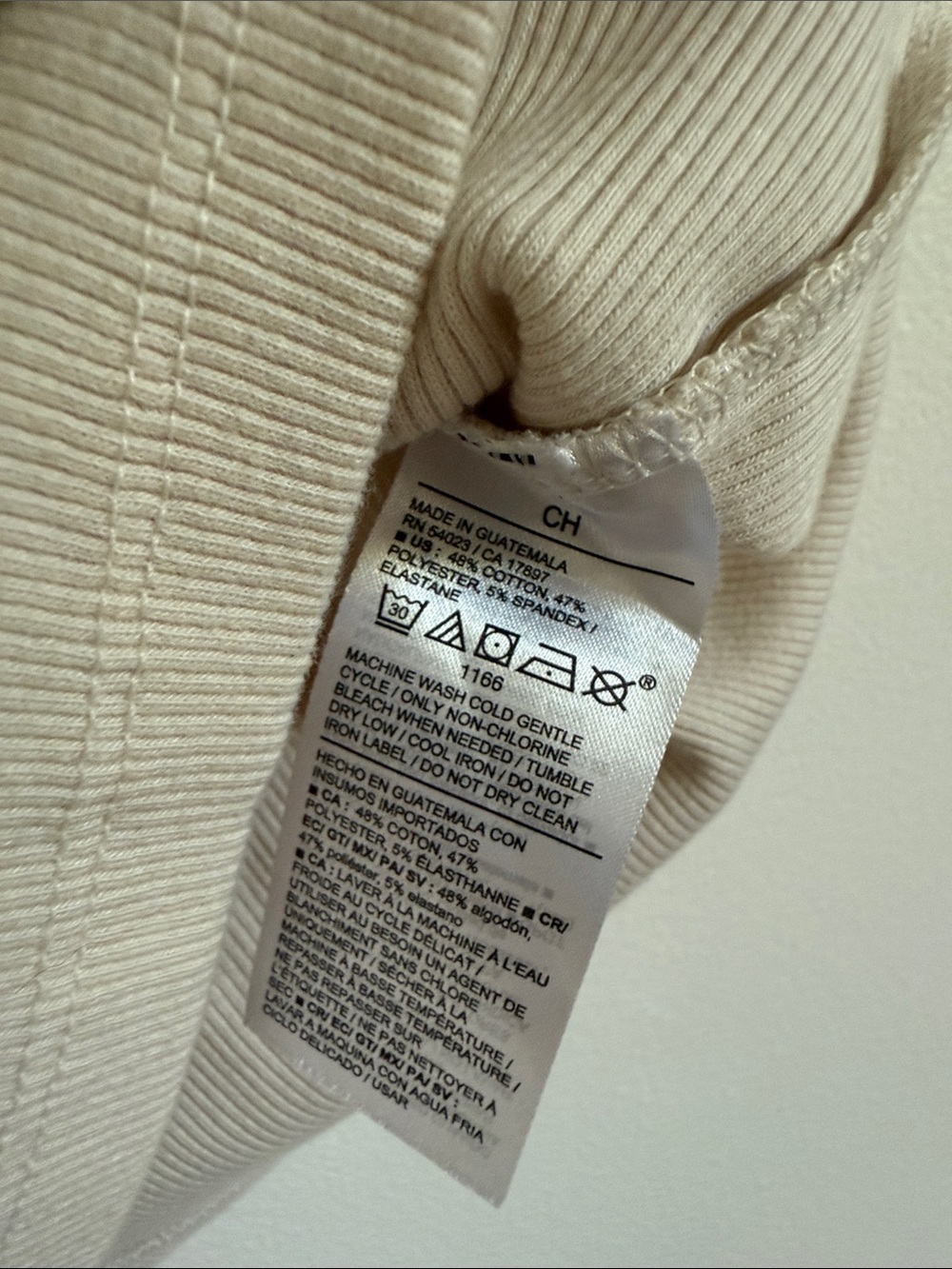 Old Navy Ribbed Snug Tee - Picture 3 of 3